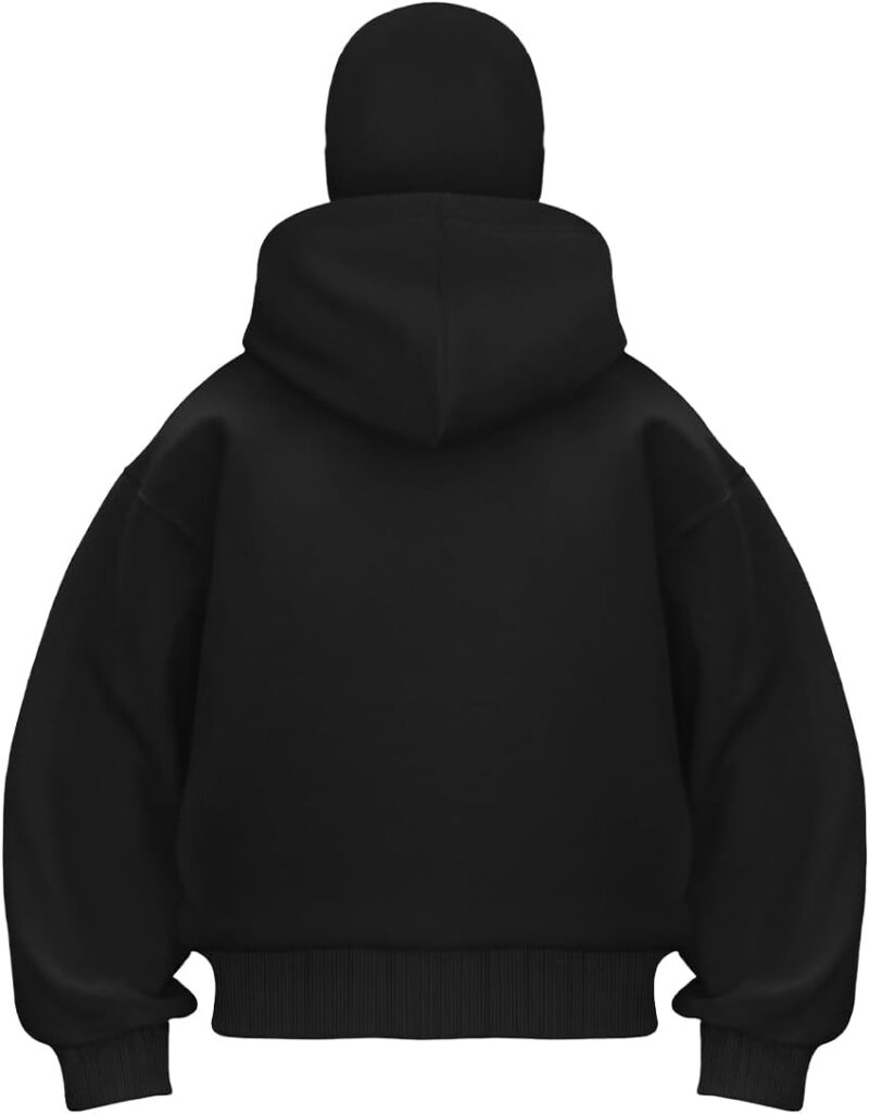 Jacket Zip Up Fashion Double Layer Hoodie Hip Hop Outerwear Jacket  Clothing for Men and Women - Image 2
