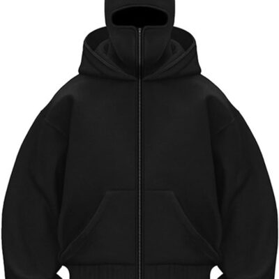 Jacket Zip Up Fashion Double Layer Hoodie Hip Hop Outerwear Jacket  Clothing for Men and Women