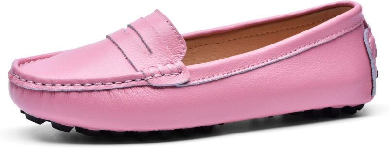 Women's Genuine Leather Penny Loafers Classic Driving casins Casual Slip On Comfort Women Loafer Shoes - Image 2