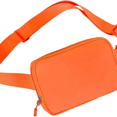 Belt bag Fanny pack crossbody bags for women Everywhere belt bag (Orange)