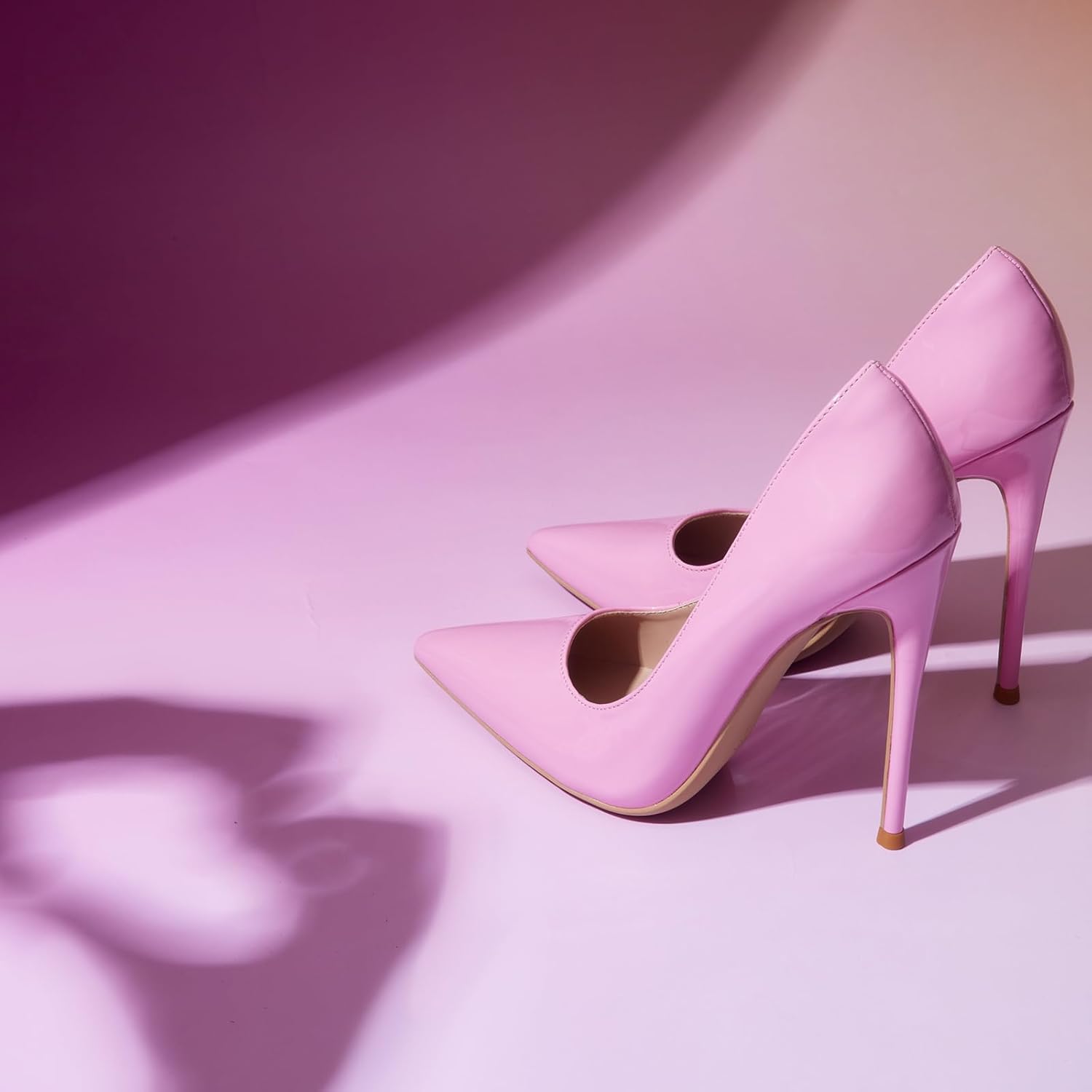 Women's 4.7 Inch Pumps Pointy Closed Toe Stiletto Sexy High Heels Slip on Porm Party Wedding Dress Shoes - Image 2