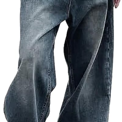 Women's Jeans Wide Leg Baggy Jeans Low Waist  Loose Boyfriends Denim Pants Vintage Streetwear
