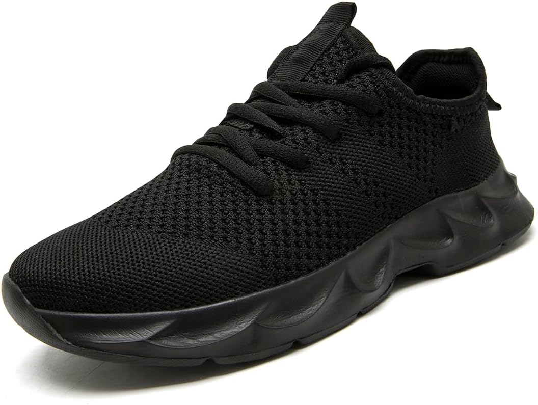 Men's Tennis Shoes Walking Lightweight Breathable Fashion Sneakers Non Slip Workout Gym Shoes for Running