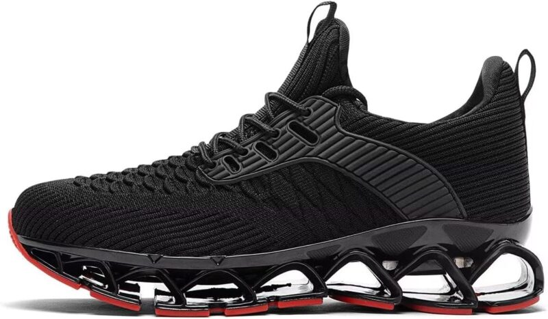 Mens Slip on Running Walking Shoes  Casual Fashion Sneakers Comfort Non Slip Work Sport Athletic Trainer - Image 2