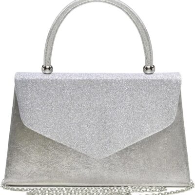 Women's Evening Bag Party Clutches Wedding Purses Cocktail Prom Handbags with Frosted Glittering