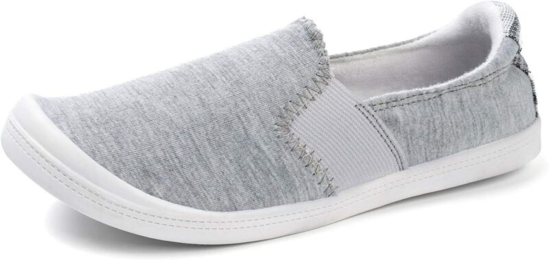Shoes for Women, Comfort Low Top Canvas Slip On Sneakers Classic Casual Walking Shoes