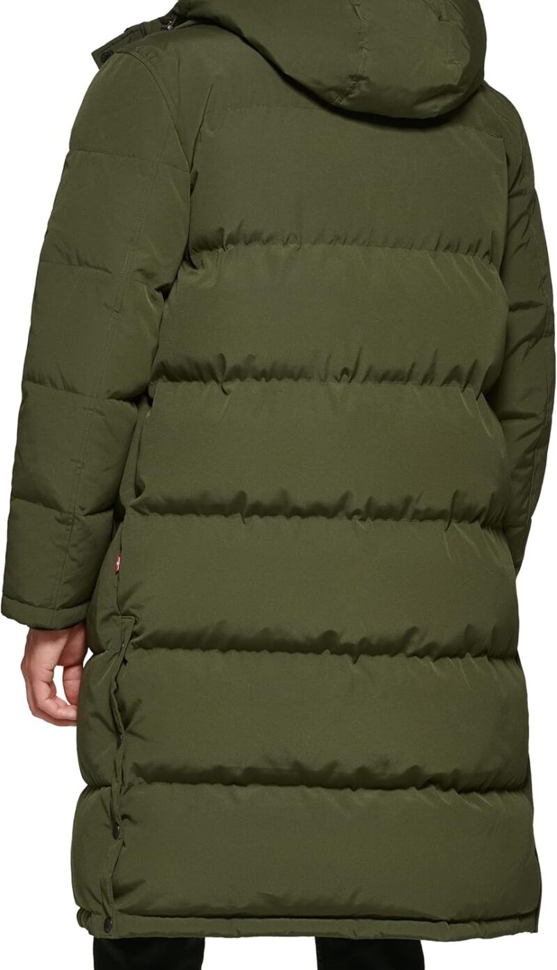 men  Extra Long Parka Jacket - Image 2