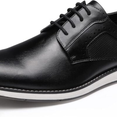 Men's Plain Toe Oxford Shoes Business Formal Derby Dress Sneakers