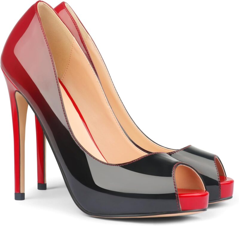 Women's Thin High Heels Pumps Platforms Shoes for Party Daily Wears
