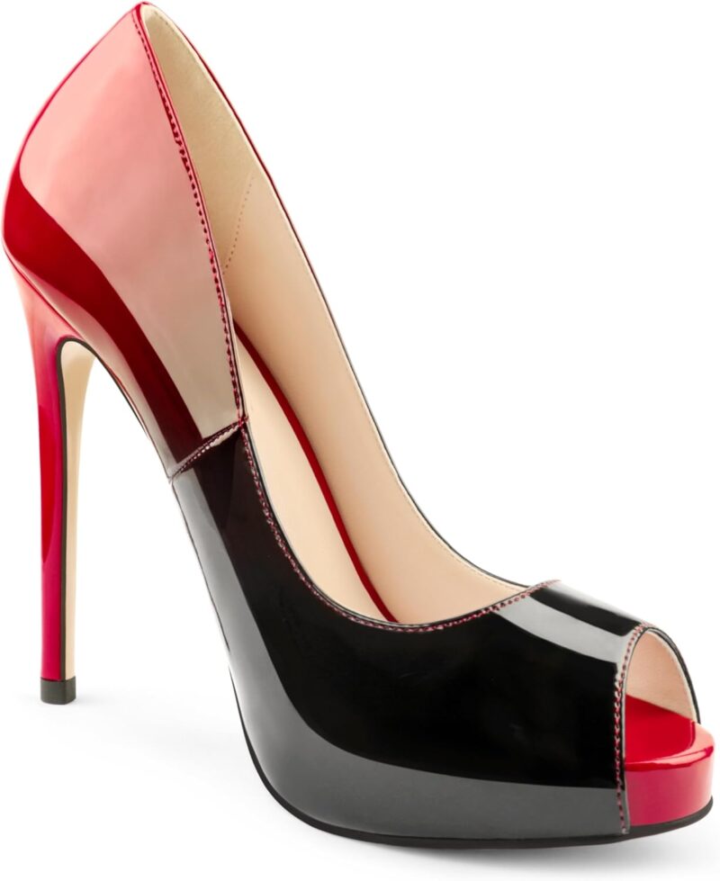 Women's Thin High Heels Pumps Platforms Shoes for Party Daily Wears - Image 2
