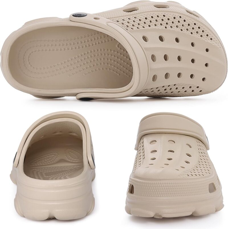 Women Mens Garden Clogs Shoes with Arch Support Unisex  Slip-on Sandals - Image 2
