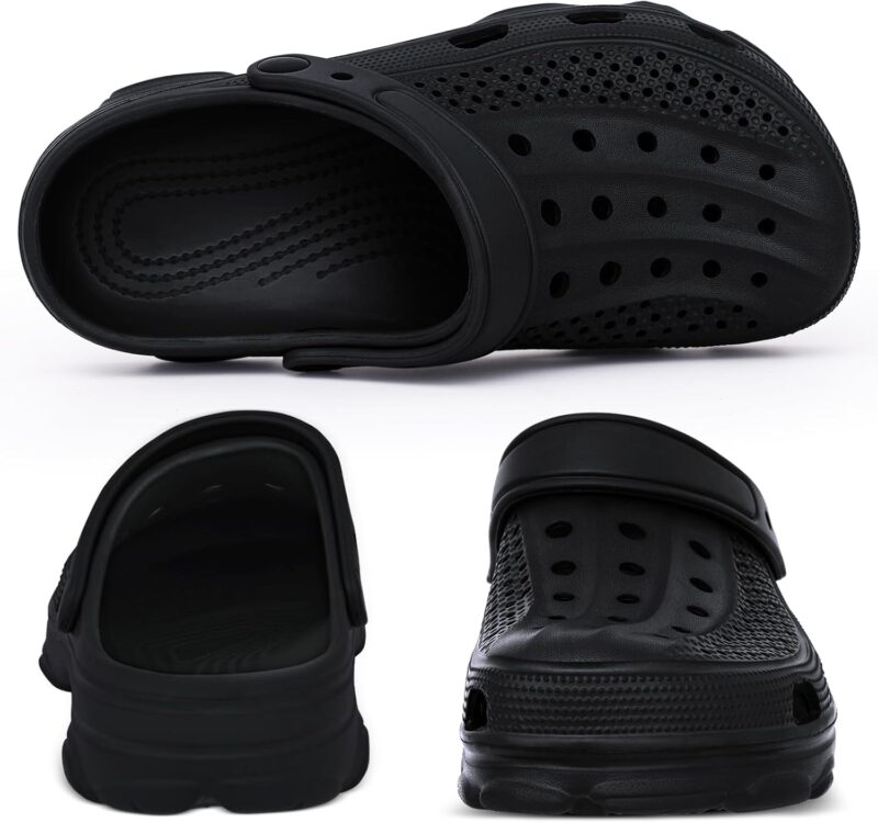 Women Mens Garden Clogs Shoes with Arch Support Unisex  Slip-on Sandals - Image 2