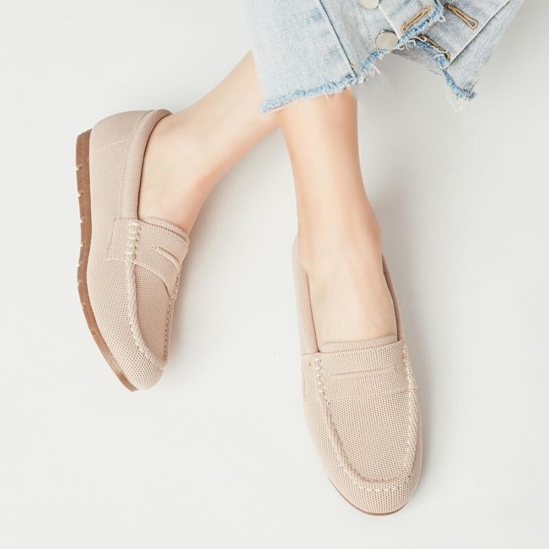Loafers for Women Comfortable Slip on Work Flats Shoes Womens Dressy Casual Walking Shoes - Image 2