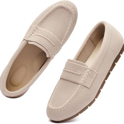 Loafers for Women Comfortable Slip on Work Flats Shoes Womens Dressy Casual Walking Shoes
