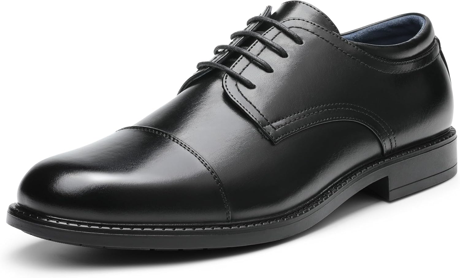 Men's Dress Oxford Shoes Classic Lace Up Formal Cap Toe Shoes