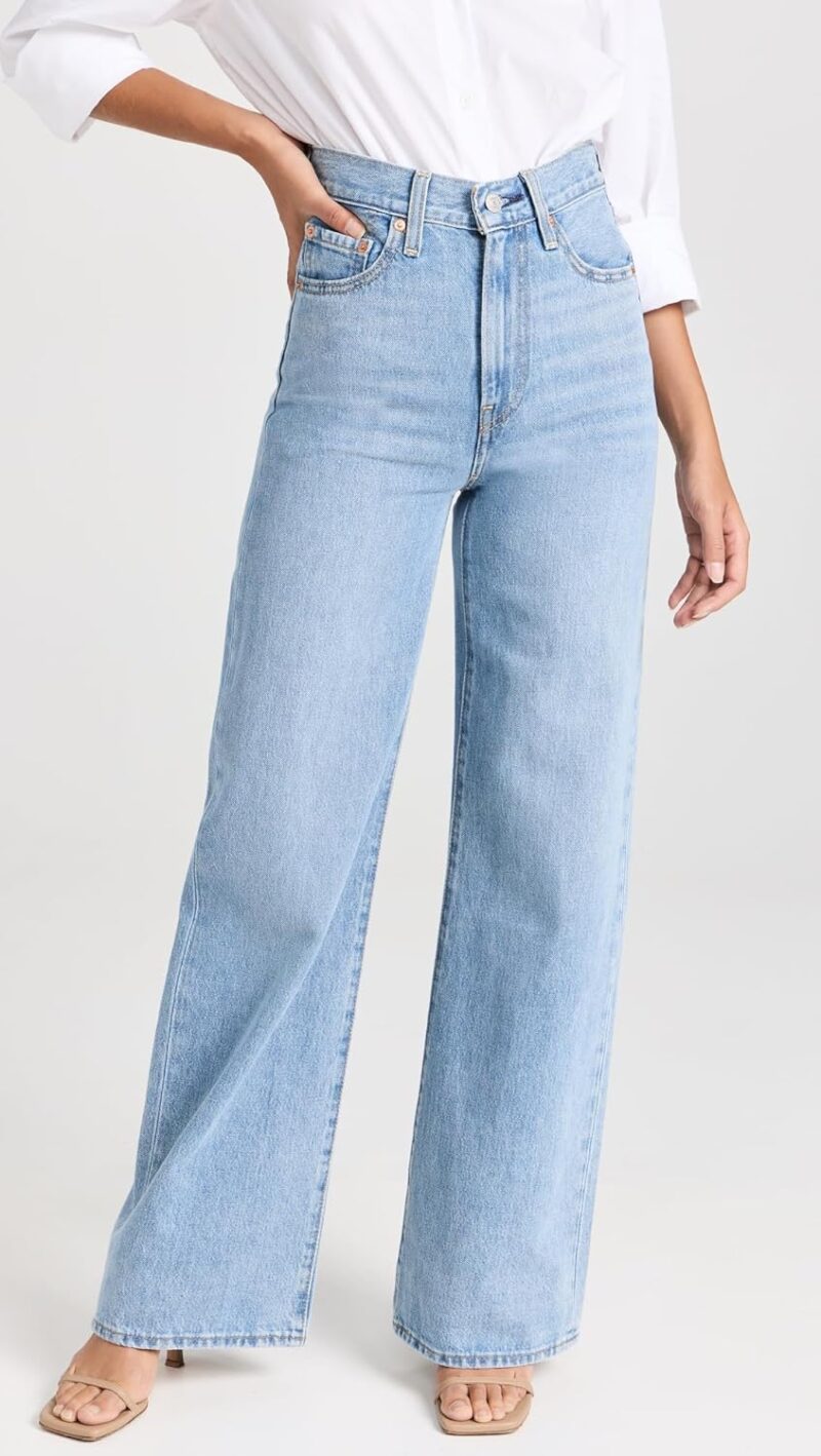 Women Wide Leg Jeans - Image 2