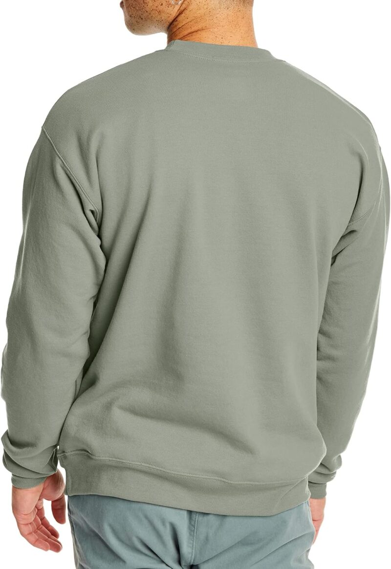 men  , Pullover Crewneck Sweatshirt, 1 or 2 Pack - Image 2
