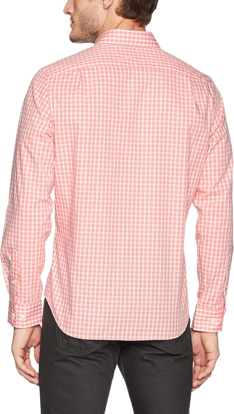 Men's Wrinkle Resistant Long Sleeve Button Front Shirt - Image 2