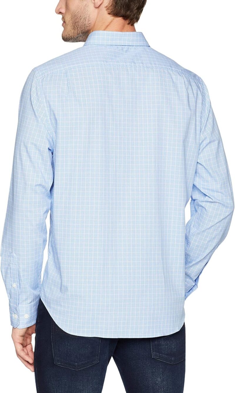 Men's Wrinkle Resistant Long Sleeve Button Front Shirt - Image 2