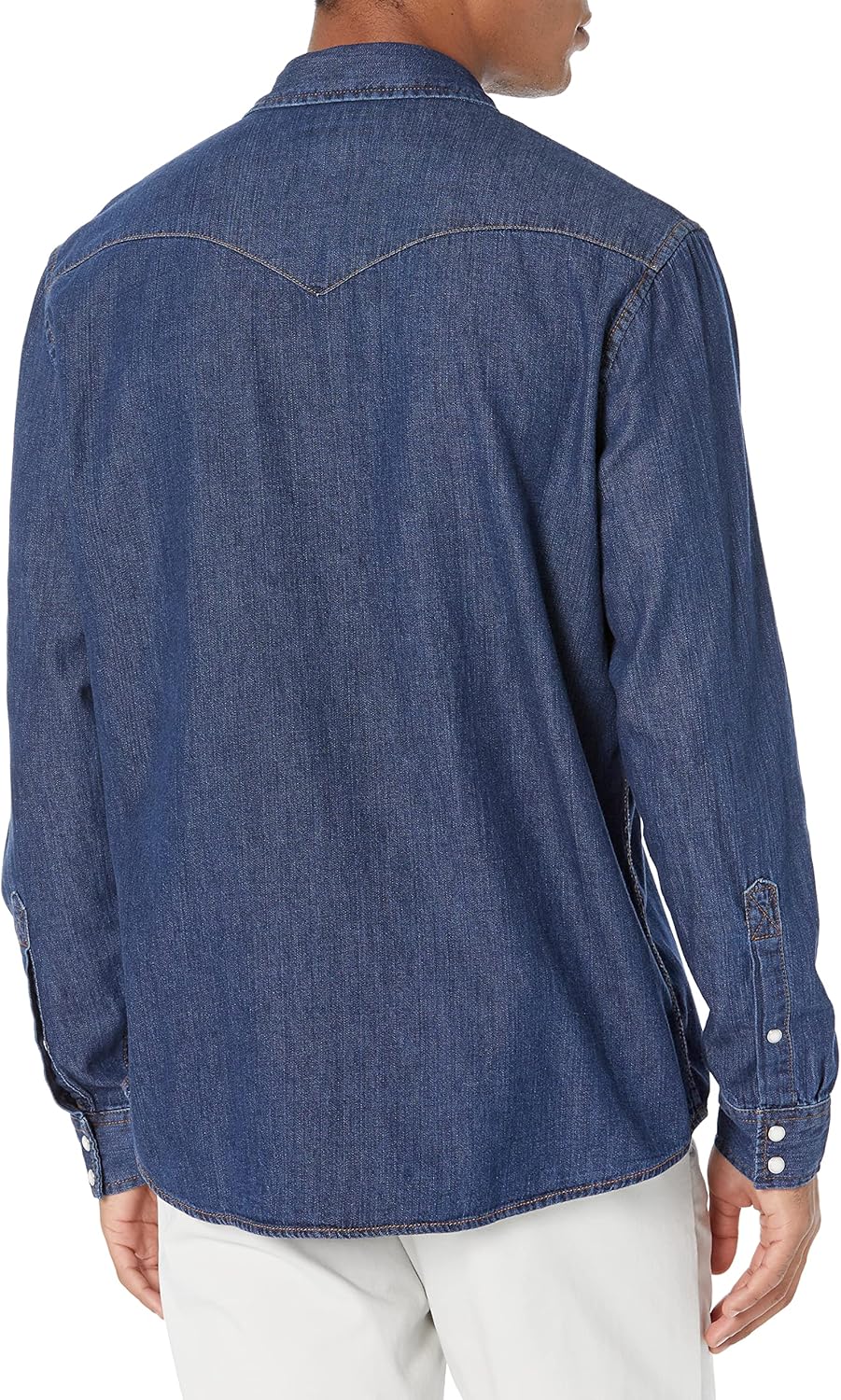 Men's Regular-Fit Long-Sleeve Denim Shirt - Image 2