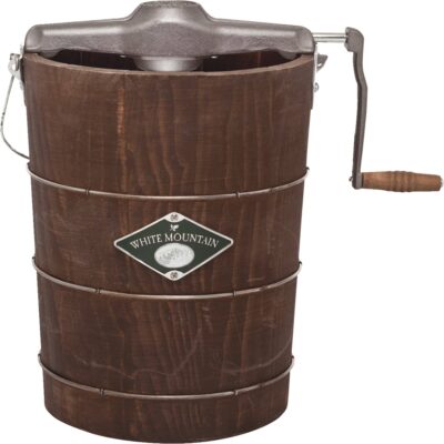 White Mountain 6qt Hand Ice Cream Maker PBWMIMH612