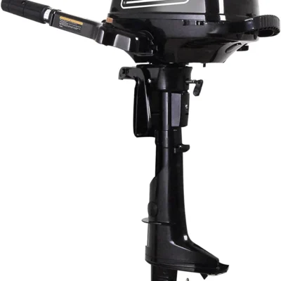 2.6 hp Outboard Motor with Short Shaft, Black
